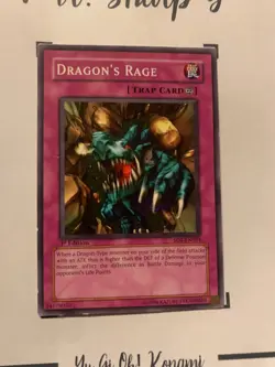 DRAGON'S RAGE - 1st EDITION SD1-EN024 ENGLISH Yu-GI-Oh! CARD COMMON KONAMI - Image 9