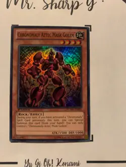 CHRONOMALY AZTEC MASK GOLEM - 1st EDITION NUMH-EN001 ENGLISH Yu-Gi-Oh! CARD HOLO - Image 9