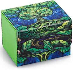 Card Deck Box for MTG, Trading Card Storage Box Holds 120+ Sleeved Commander Dec - Image 7