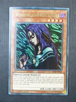 Witch of the Black Forest BLLR Ultra Rare - 1st ed Yugioh Card #9R8 - Image 1