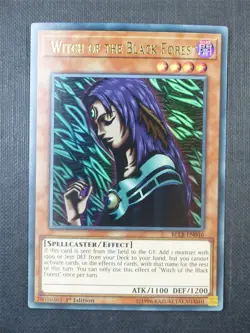 Witch of the Black Forest BLLR Ultra Rare - 1st ed Yugioh Card #9R8 - Image 2
