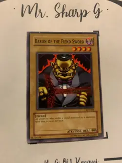 BARON OF THE FIEND SWORD - SDY-036 ENGLISH Yu-Gi-Oh! CARD COMMON KONAMI - Image 5