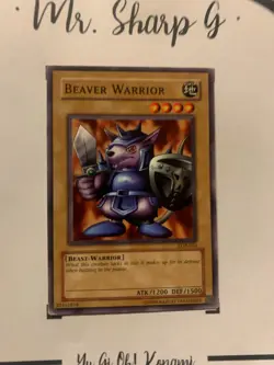 BEAVER WARRIOR - LOB-064 ENGLISH Yu-Gi-Oh! CARD COMMON KONAMI - Image 3