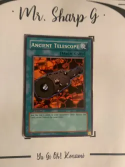 ANCIENT TELESCOPE - 1st EDITION SDK-E036 ENGLISH Yu-Gi-Oh! CARD COMMON KONAMI - Image 8