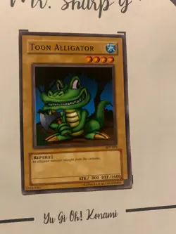 TOON ALIGATOR - SDP-009 ENGLISH Yu-Gi-Oh! CARD COMMON KOANMI - Image 11