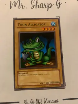 TOON ALIGATOR - SDP-009 ENGLISH Yu-Gi-Oh! CARD COMMON KOANMI - Image 5
