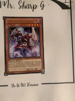 ARCHFIEND CAVALARY - JOTL-EN030 ENGLISH Yu-Gi-Oh! CARD RARE KONAMI ORIGINAL - Image 2