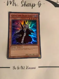 GASH THE DUSTLORD -1st EDITION NUMH-EN015 ENGLISH Yu-Gi-Oh! CARD SUPER RARE HOLO - Image 10