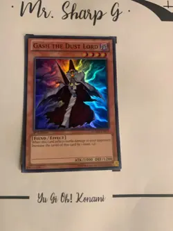 GASH THE DUSTLORD -1st EDITION NUMH-EN015 ENGLISH Yu-Gi-Oh! CARD SUPER RARE HOLO - Image 3