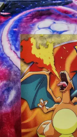 Charizard CLEAR Pokémon Card Topps BLUE Label TV Animation #06 LP PC3 Vintage - Image 7