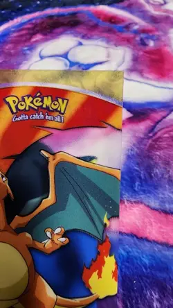 Charizard CLEAR Pokémon Card Topps BLUE Label TV Animation #06 LP PC3 Vintage - Image 8