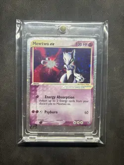 Mewtwo ex 101/109 EX Ruby and Sapphire Holo Ultra Rare 2003 Pokemon Card - LP - Image 3