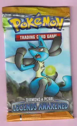 Pokemon "Legends Awakened" 10-Card Sealed Booster Pack (Lucario)  Rough - Image 1