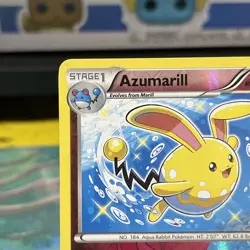 Azumarill 77/114 Steam Siege Reverse Holo Pokémon Card - Image 13