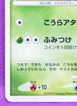 Turtwig Holo 2008 001/014 Pt Vintage Rare Nintendo Pokemon Card Japanese F/S - Image 14