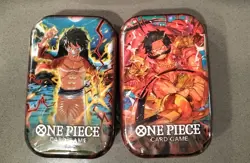 One Piece Card Game Tin Pack Set Volume 1 Brand New Sealed Two Tins - Image 2