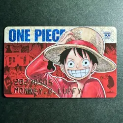 S2301 Monkey D. Luffy Japanese One Piece Birthday Collection Card 2023 Ensky - Image 3