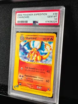 2002 Pokemon Expedition Base Set E-Card Series Charizard #39/165 PSA 10 GEM MT - Image 13