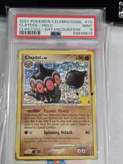 2021 Pokemon Celebrations #15/106 Claydol Holo Great Encounters PSA 9 Card Mint - Image 2