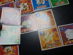 Pokemon Card Amada Sticker Non Holo x30 Mewtwo Snorlax Gyarados Pikachu etc#4605 - Image 6