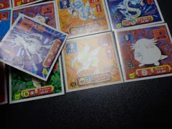 Pokemon Card Amada Sticker Non Holo x30 Mewtwo Snorlax Gyarados Pikachu etc#4605 - Image 8