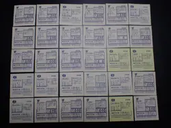Pokemon Card Amada Sticker Non Holo x30 Mewtwo Snorlax Gyarados Pikachu etc#4605 - Image 9