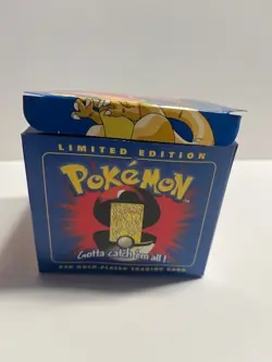 1999 Burger King Pokemon 23K Plated Gold CHARIZARD Card Box Sealed #6 - Image 7