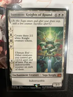 Summon Knights Of Round 0036 - Regular - MTG Final Fantasy Mythic - Image 3