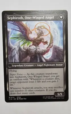 Final Fantasy MTG Magic the Gathering Sephiroth Fabled Soldier Non Foil 115 - Image 4