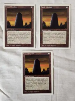 Played Basalt Monolith Unlimited Mtg Magic the Gathering - Image 1