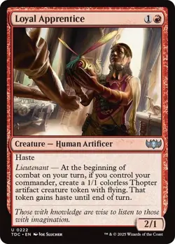 NM Loyal Apprentice, MTG, Tarkir Dragonstorm, Magic the Gathering, 222 - Image 2