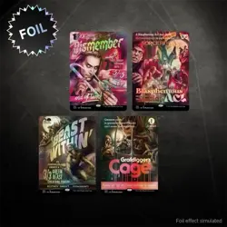 5x MTG Secret Lair Monster Movie Marathon Foil Edition - Image 2