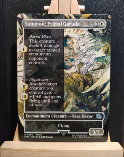 Summon: Primal Garuda (Showcase) - Final Fantasy - Uncommon - NM (see pics) MTG - Image 4