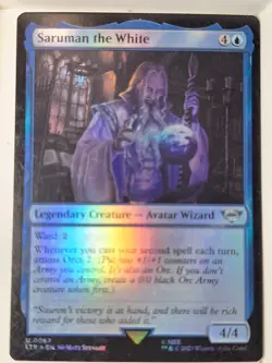 Saruman the White - FOIL - Lord of the Rings - Magic the Gathering MTG Nice! - Image 4