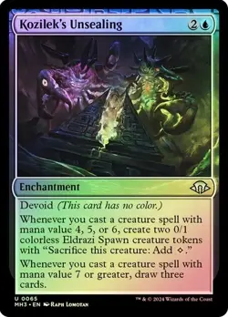 Kozilek's Unsealing FOIL - 0065 - Uncommon - Modern Horizons 3 MH3 MTG - Image 1