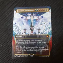 Inspired Ultimatum Borderless Tarkir: Dragonstorm Special Guests NM MTG - Image 3