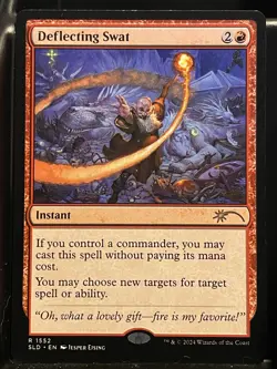 Deflecting Swat NM/M Jesper Ejsing Secret Lair MTG Magic EDH Red Staple Card - Image 1