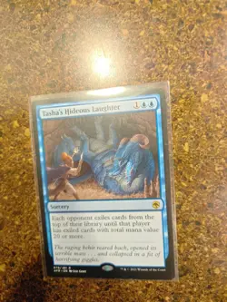 MTG Tasha's Hideous Laughter AFR # 078 - Unplayed - Rare - Raw - NM/M ! - Image 2