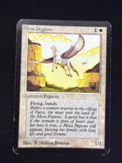 Magic The Gathering: Alpha Mesa Pegasus MTG Alpha - Image 4