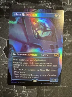 Silent Hallcreeper (Borderless) Duskmourn: House of Horror Foil - Image 1