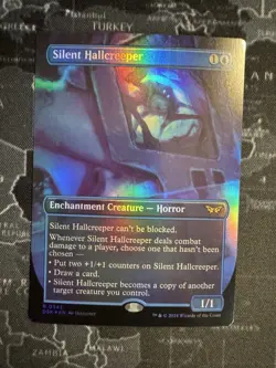 Silent Hallcreeper (Borderless) Duskmourn: House of Horror Foil - Image 2