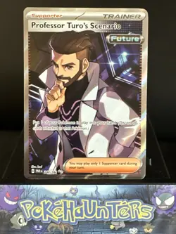Pokemon Card Professor Turo's Scenario 240/182 Paradox Rift Trainer NM - Image 3