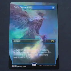 Strix Serenade (Borderless) FOIL 327 MTG Modern Horizons 3 (MH3) Rare NM - Image 1