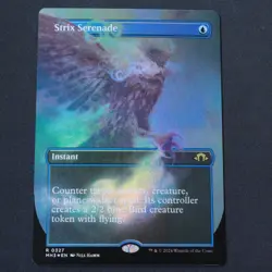 Strix Serenade (Borderless) FOIL 327 MTG Modern Horizons 3 (MH3) Rare NM - Image 3