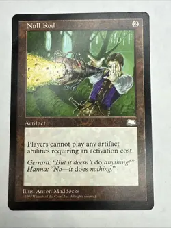 Magic the Gathering Weatherlight Null Rod Regular Card Bent Corner -Reserve List - Image 7