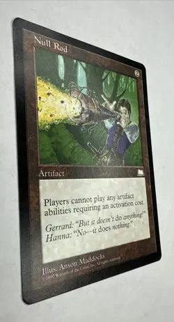 Magic the Gathering Weatherlight Null Rod Regular Card Bent Corner -Reserve List - Image 9