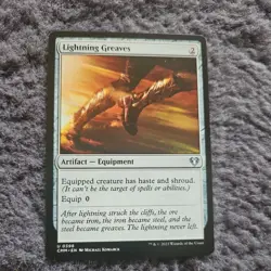 Lightning Greaves - CMM - NM - MTG - Image 1