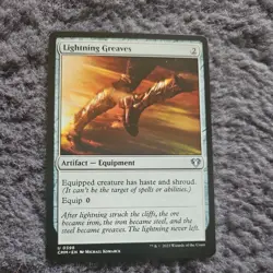 Lightning Greaves - CMM - NM - MTG - Image 3