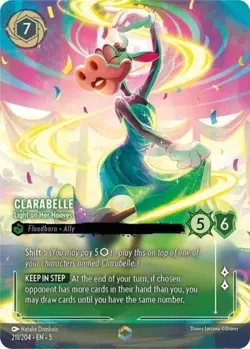 Lorcana Clarabelle - Light on Her Hooves (Enchanted) NM Holofoil - Image 1