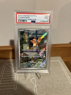 2023 Pokémon SVP EN Charmander Obsidian Flames ETB Card PSA 9 - Image 1